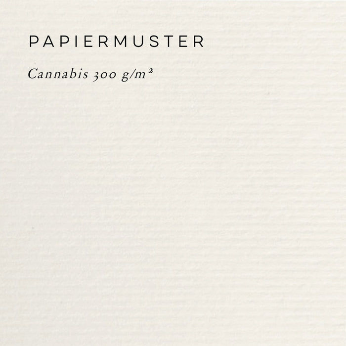 MUSTER Büttenpapier Cannabis