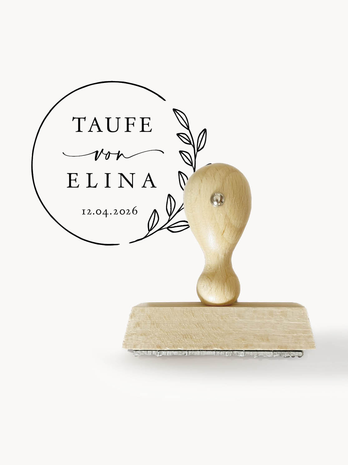 Stempel zur Taufe